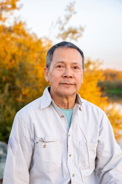 neutral portrait of retired man 