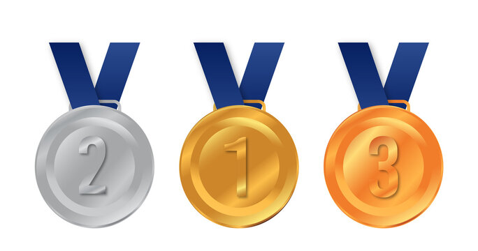 Gold, Silver, and Bronze Medals