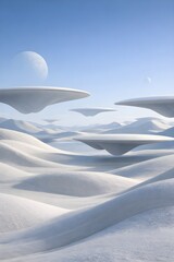 Artificial Gravity Alien Landscape