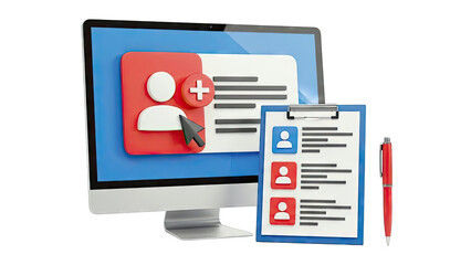 Online User Registration and Profile Management Concept