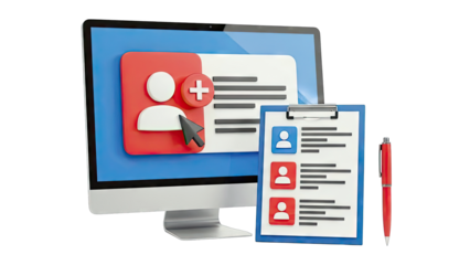 Online User Registration and Profile Management Concept