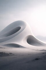 Crystal Technology Alien Landscape Wallpaper