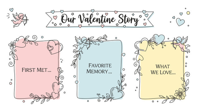 Love, Memories, Hearts, Cute Illustrations