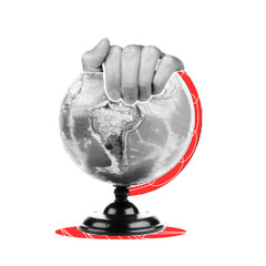 A Halftone of Globe PNG