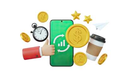 Financial Success and Investment Concept