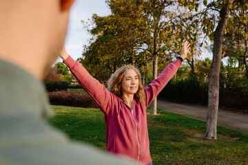 Woman participates in a recreational workshop on holistic wellness