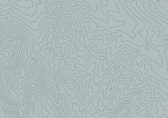 Curvas de nivel sobre fondo solido. Mapa topogr&aacute;fico