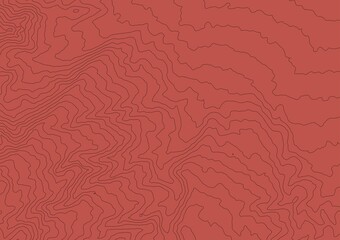 Curvas de nivel sobre fondo solido. Mapa topogr&aacute;fico