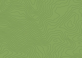 Curvas de nivel sobre fondo solido. Mapa topogr&aacute;fico