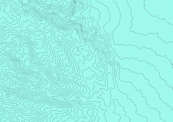 Curvas de nivel sobre fondo solido. Mapa topogr&aacute;fico