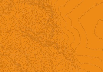 Curvas de nivel sobre fondo solido. Mapa topogr&aacute;fico