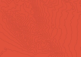 Curvas de nivel sobre fondo solido. Mapa topogr&aacute;fico