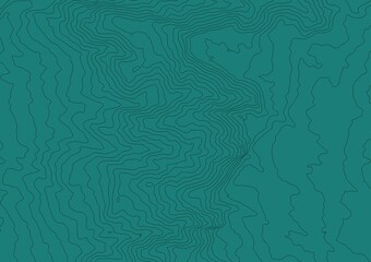 Curvas de nivel sobre fondo solido. Mapa topogr&aacute;fico