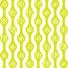 Abstract Floral Pattern Vector Seamless Pattern