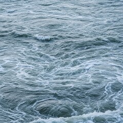 Obraz premium Turbulent River Water Surface Abstract Motion Background Flowing Aqua Nature Dynamic Current Wave Pattern Backdrop Powerful Liquid Texture
