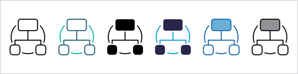 Structure Single Icon Set Multistyle