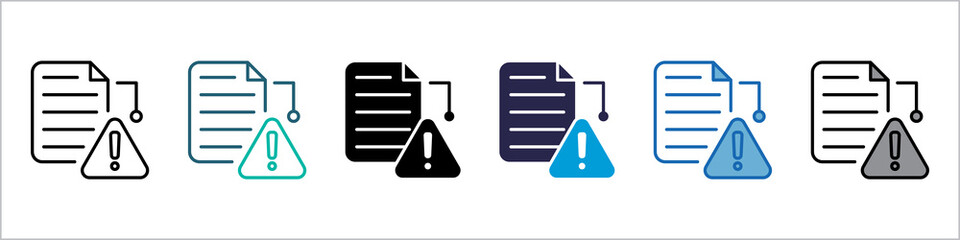 Report Single Icon Set Multistyle