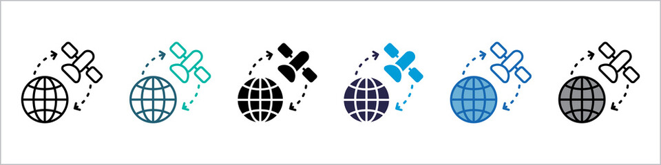 Network Single Icon Set Multistyle