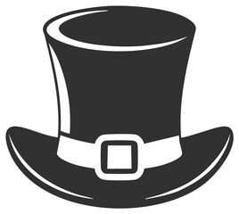 St. Patrick's Day Leprechaun Hat with Buckle Decoration for Celebrations and Festive Occasions