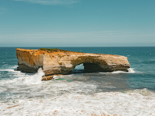 London Bridge Coastal Landscape on Great Ocean Road, Victoria, Australia