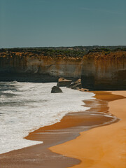 London Bridge Coastal Landscape on Great Ocean Road, Victoria, Australia