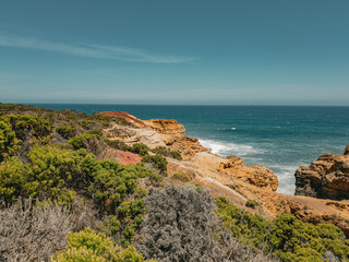 London Bridge Coastal Landscape on Great Ocean Road, Victoria, Australia