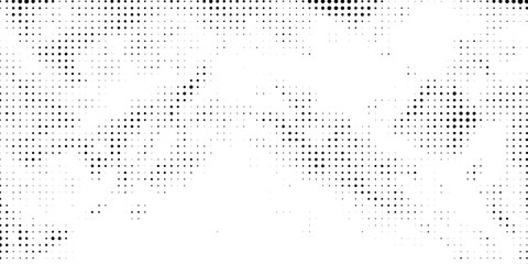 Black and white halftone dot texture with organic scattered pattern and large white space, perfect for minimalist and editorial design.
