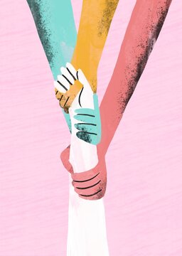 the concept of human assistance, support, and help