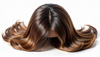 Naklejka premium pictures of women's wigs