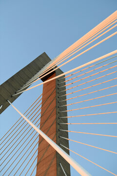 The Ravenl Bridge In Charleston, South Carolina 