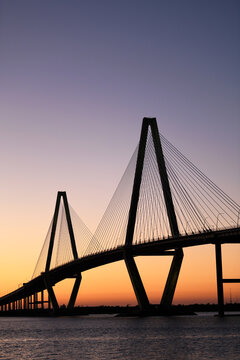 The Ravenl Bridge In Charleston, South Carolina 