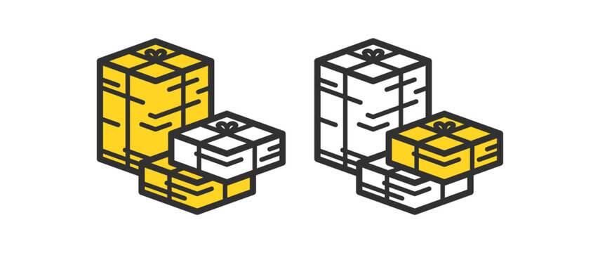 古紙。新聞紙。チラシ。束になった古紙類。Waste paper. Newspapers. Flyers. Bundles of waste paper.