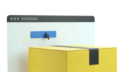 Online Shopping, Delivery, and Cursor Interaction