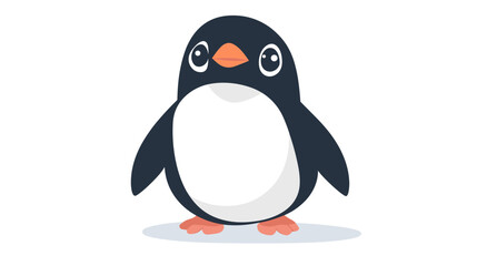Obraz premium Adorable Cartoon Penguin Character Illustration.
