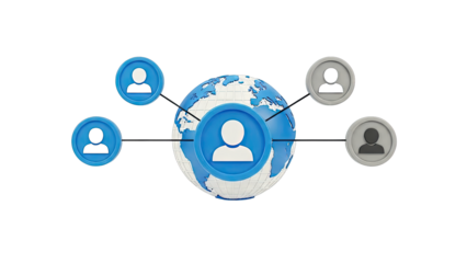 Global Network of People and Connections