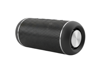Wireless Speaker : A sleek, modern wireless speaker in an appealing design, offering a seamless audio experience. Capturing modern technology and quality sound