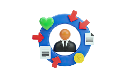 Business Process Workflow Icon