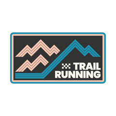 Trail Run Badge 10 AI