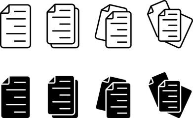 Paper Documents icons