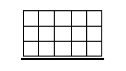 Modern grid window design