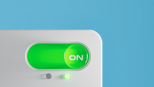 Light indicator shows power status with clear on off button