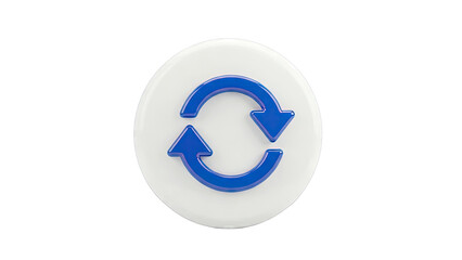 3D Refresh or Recycle Icon