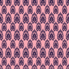 seamless damask pattern