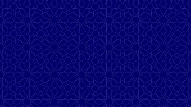 Islamic background Arabian pattern style loop animation banner video
