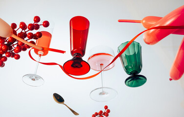 stylish festive set up