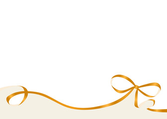 リボンのデコレーションフレーム、背景