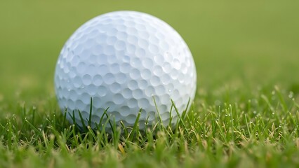 Obraz premium Golf Ball on the Green