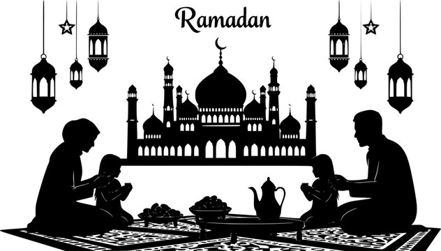 mosque or masjid vector illustration clipart sticker vector png for milad un nabi or ramdan eid mubarak