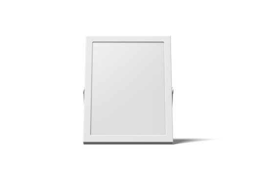 Front Angle View of Mini Photo Frame, 3d Illustration