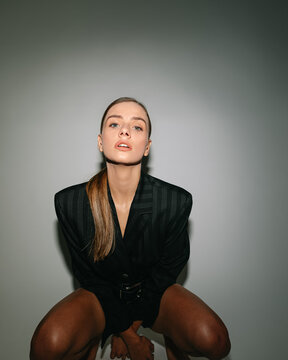 Fashion studio portrait 